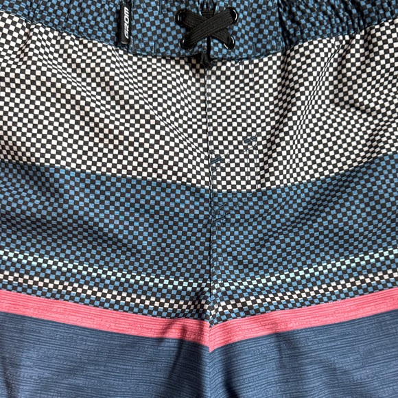 O'Neill Kids Swim Trunks - Navy and Pink - Picture 2 of 4